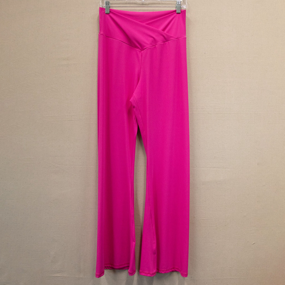 Sunzel hot pink flare yoga leggings-XL - Picture 1 of 5